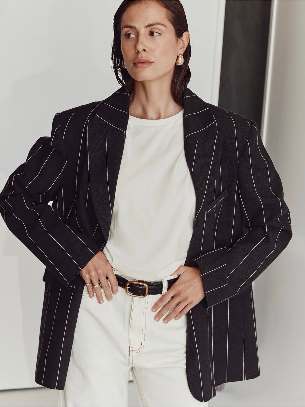 DISSH Ava Pinstripe Blazer 8